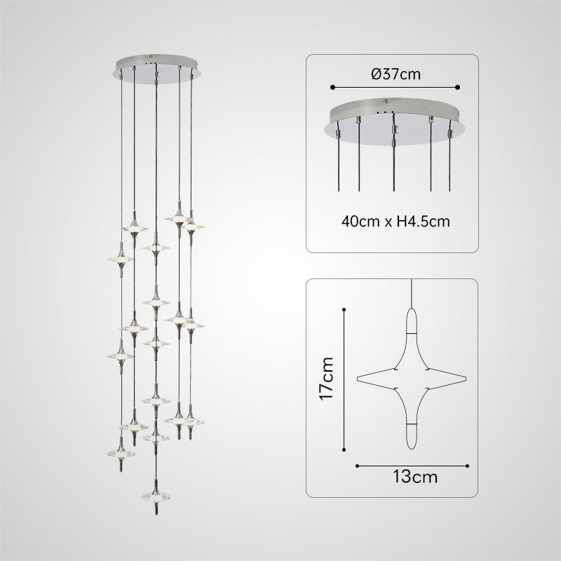 LLOYD Pendant by Lampadom - side view