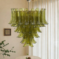 LOBBY GREEN Chandelier Chandelier in Glass by Lampadom - view 10