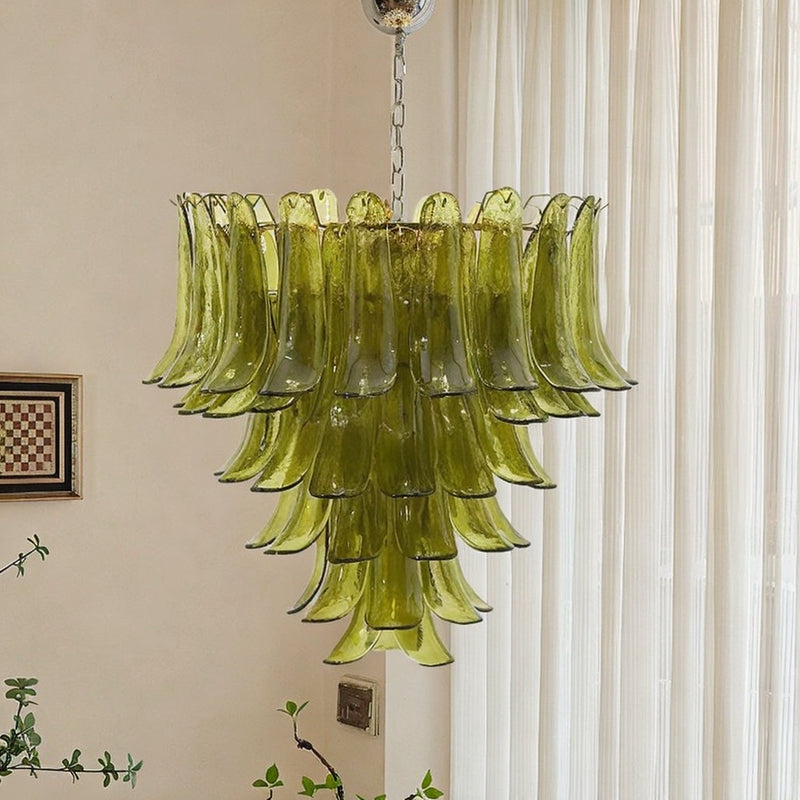 LOBBY GREEN Chandelier Chandelier in Glass by Lampadom - view 10