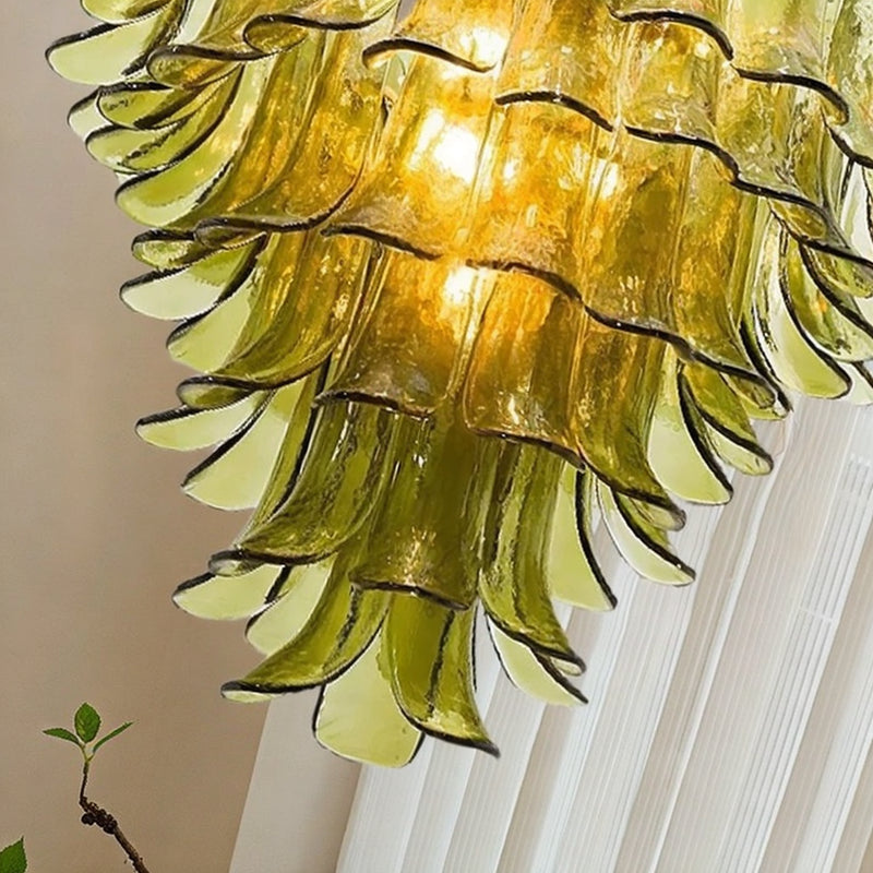 LOBBY GREEN Chandelier Chandelier in Glass by Lampadom - view 10