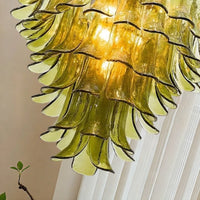 LOBBY GREEN Chandelier Chandelier in Glass by Lampadom - view 10