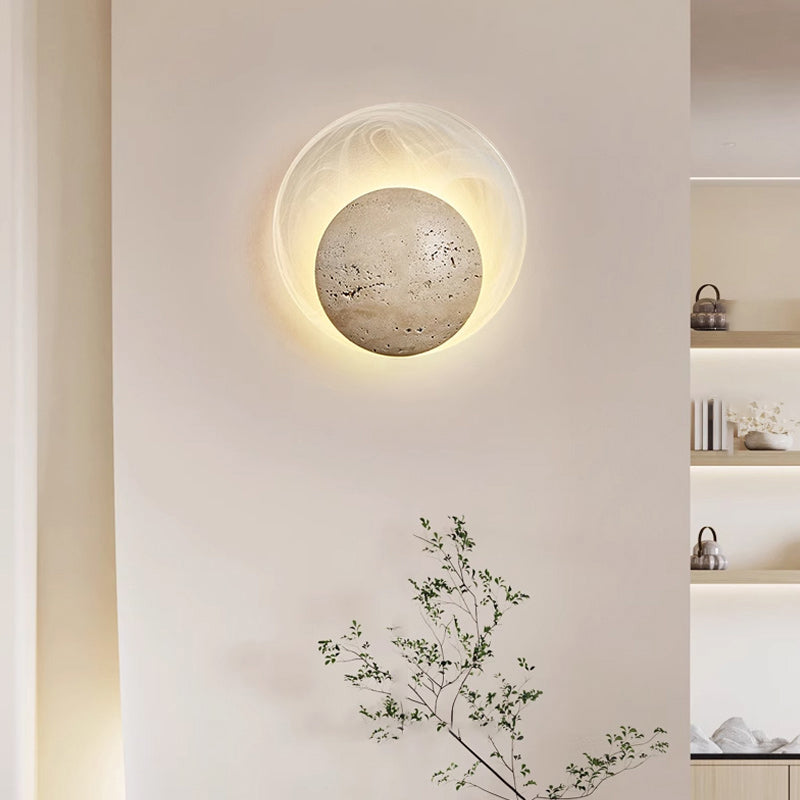 LONA STONE Wall Light by Lampadom - scale reference