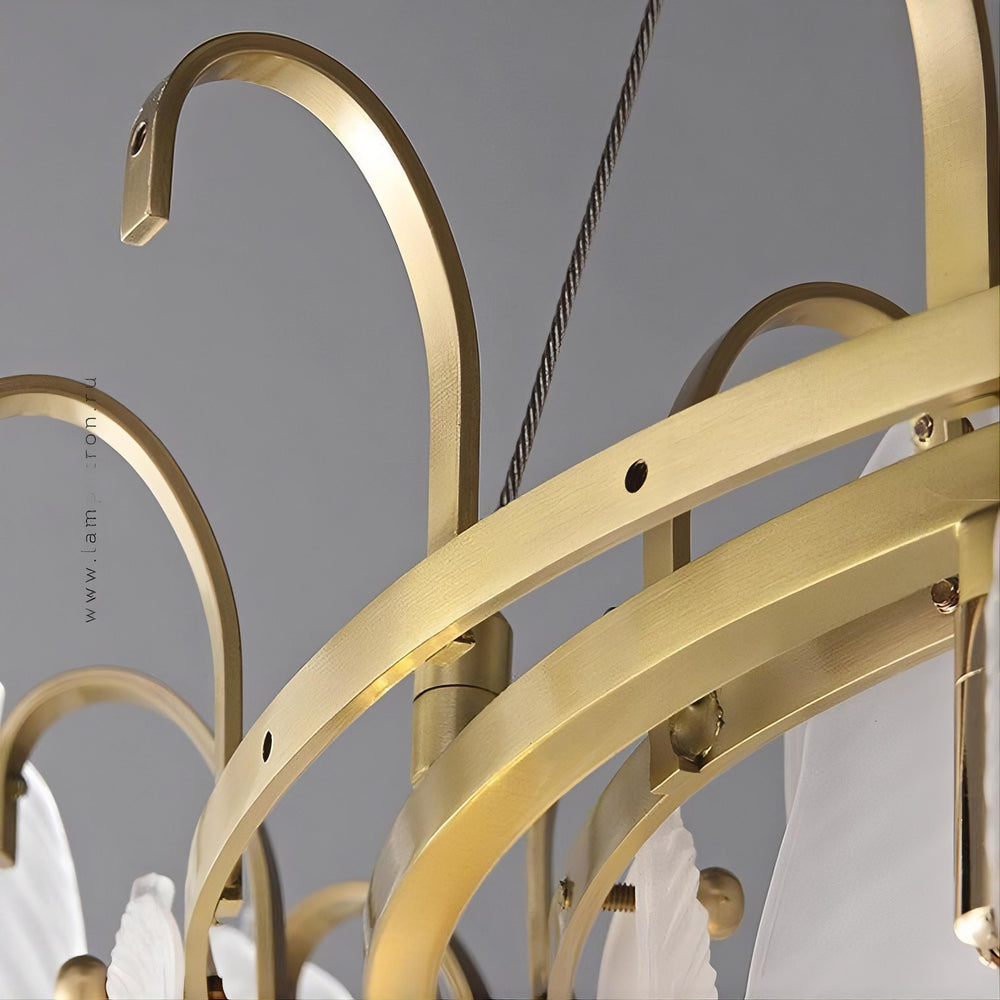 LORELEY Ring Chandelier by Lampadom - top view