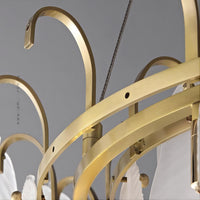 LORELEY Ring Chandelier by Lampadom - top view