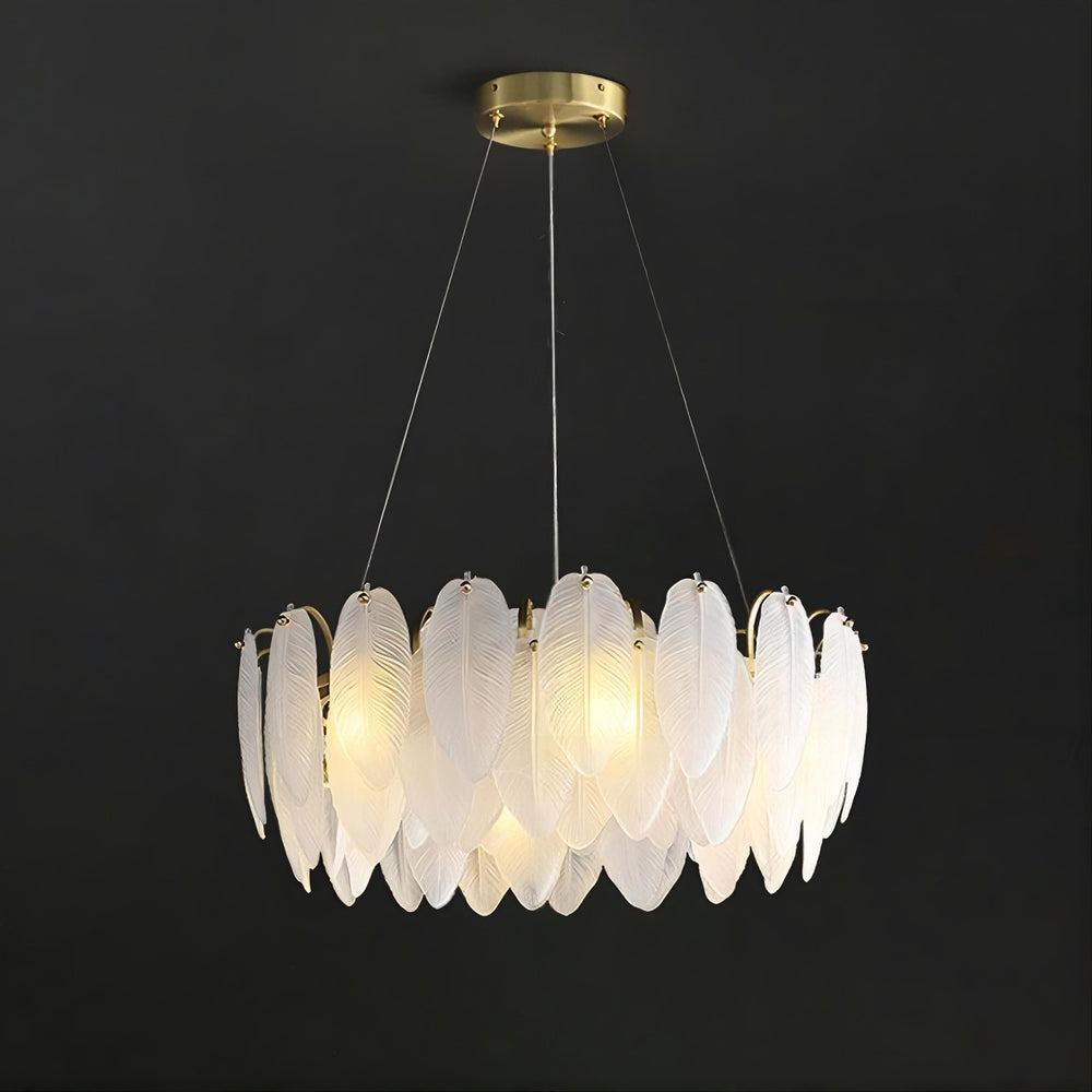 LORELEY Ring Chandelier by Lampadom - scale reference