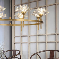 LOTOS Ring Chandelier by Lampadom - top view