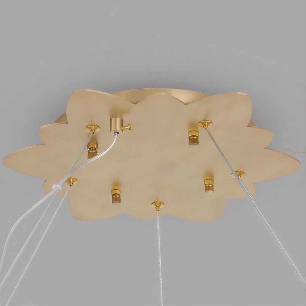 LOTOS Ring Chandelier by Lampadom - side view