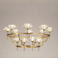 LOTOS Ring Chandelier by Lampadom - detail view