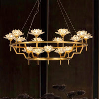 LOTOS Ring Chandelier by Lampadom - detail view