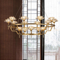 LOTOS Ring Chandelier by Lampadom - detail view