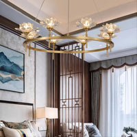 LOTOS Ring Chandelier by Lampadom - close-up