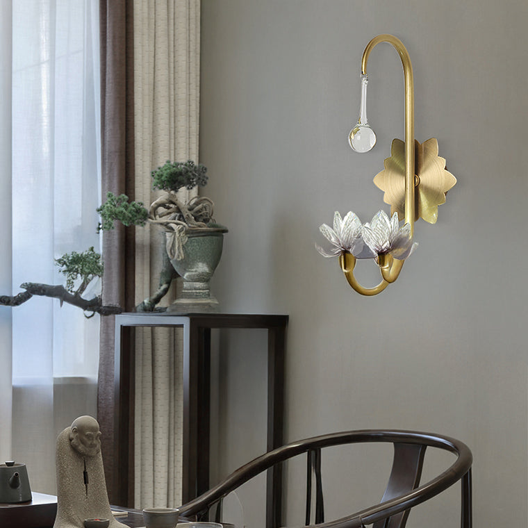LOTOS Wall Light DROP Wall Light by Lampadom - scale reference