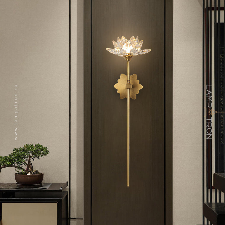 LOTOS Wall Light by Lampadom - angle view