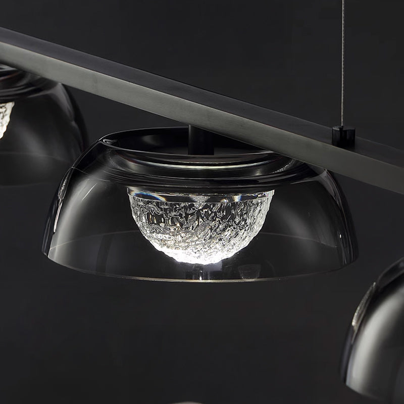 LOUIS Linear Chandelier by Lampadom - scale reference