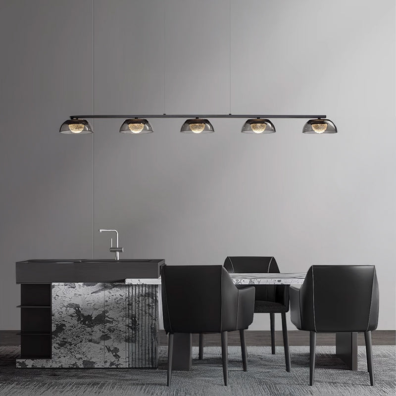 LOUIS Linear Chandelier by Lampadom - scale reference