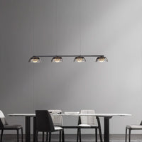 LOUIS Linear Chandelier by Lampadom - side view