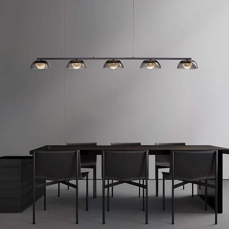 LOUIS Linear Chandelier by Lampadom - detail view