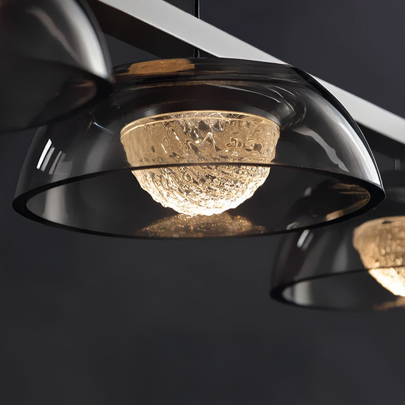 LOUIS Linear Chandelier by Lampadom - detail view