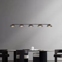 LOUIS Linear Chandelier by Lampadom - close-up