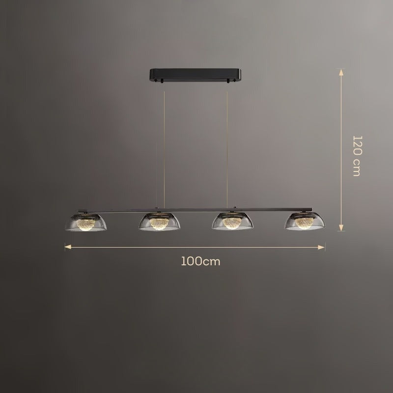 LOUIS Linear Chandelier by Lampadom - top view