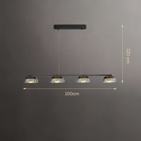 LOUIS Linear Chandelier by Lampadom - top view