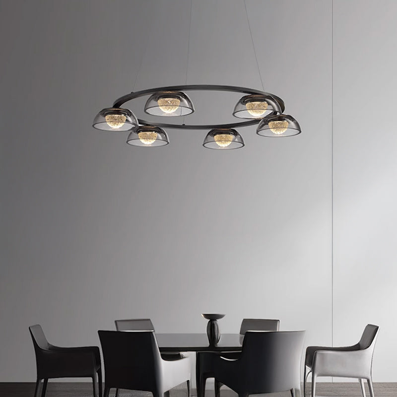 LOUIS Ring Chandelier by Lampadom - close-up