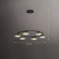 LOUIS Ring Chandelier by Lampadom - side view