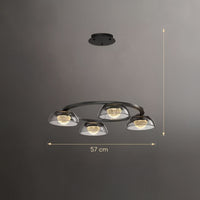 LOUIS Ring Chandelier by Lampadom - close-up
