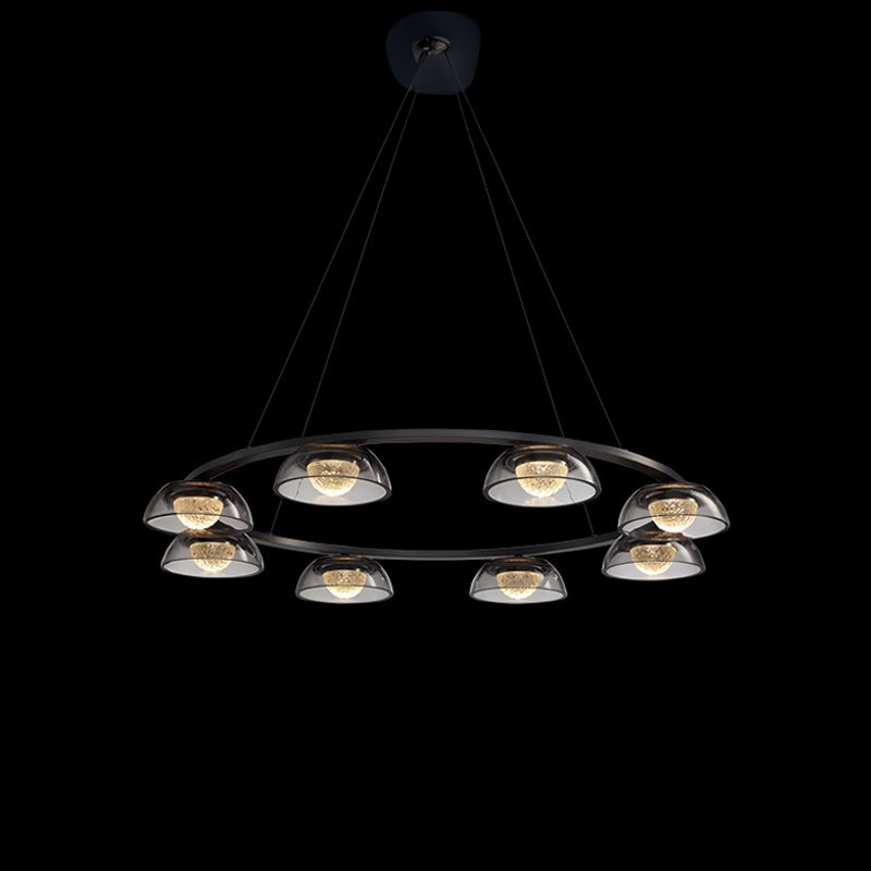 LOUIS Ring Chandelier by Lampadom - top view