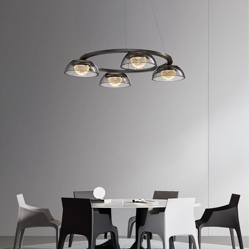 LOUIS Ring Chandelier by Lampadom - side view