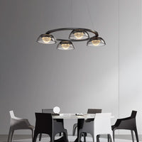 LOUIS Ring Chandelier by Lampadom - side view