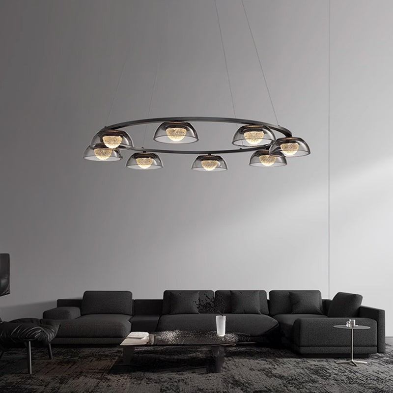 LOUIS Ring Chandelier by Lampadom - scale reference