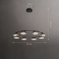 LOUIS Ring Chandelier by Lampadom - detail view