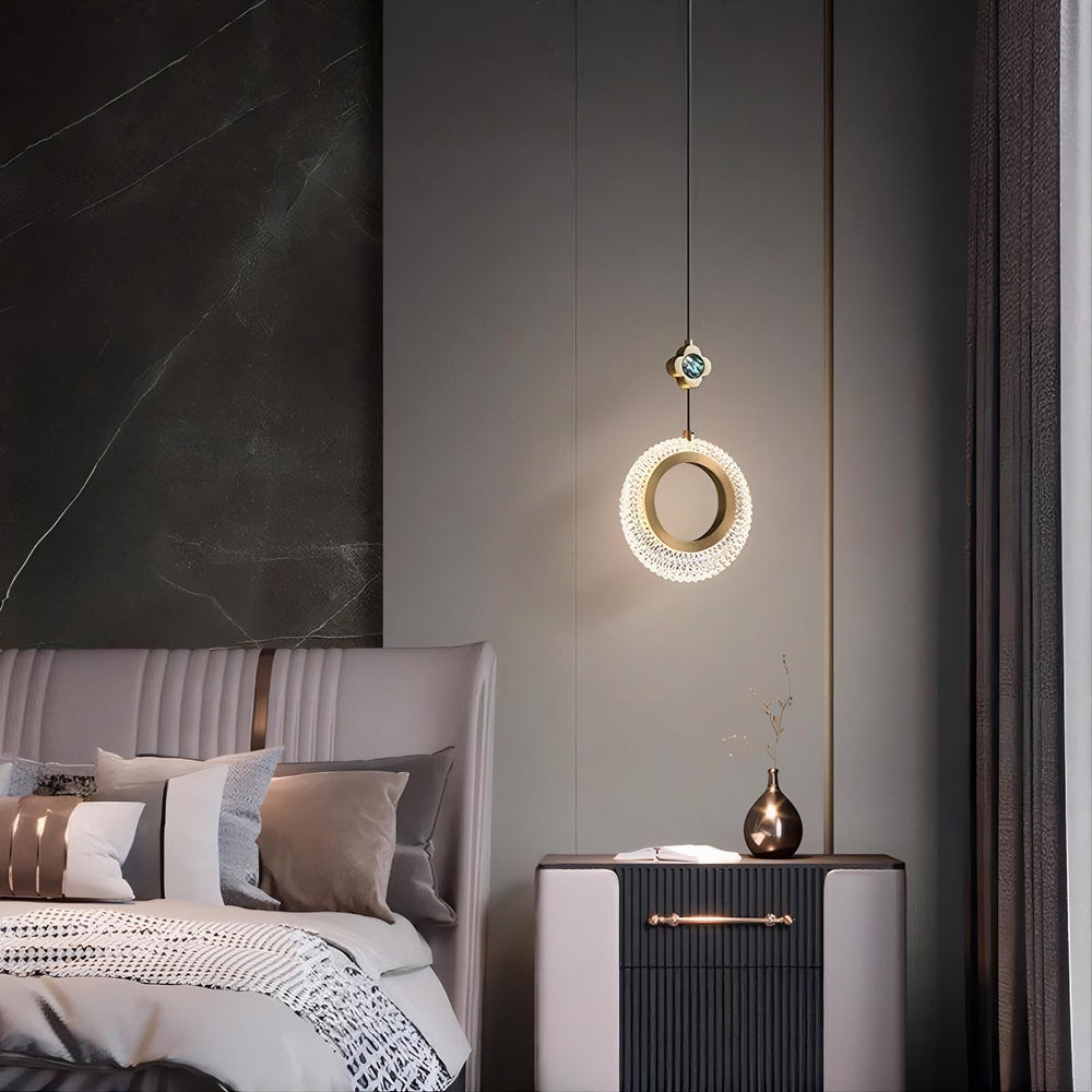 LUARA F Pendant by Lampadom - side view