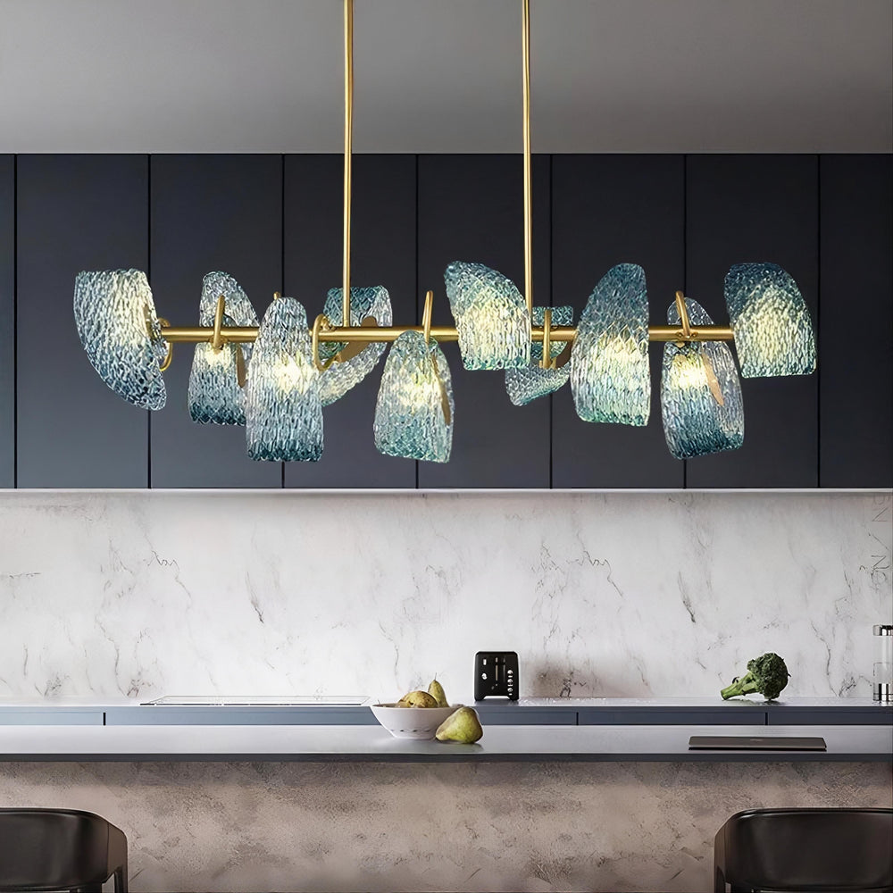 LUCIA Linear Chandelier by Lampadom - ambient shot
