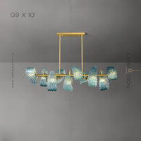 LUCIA Linear Chandelier by Lampadom - ambient shot
