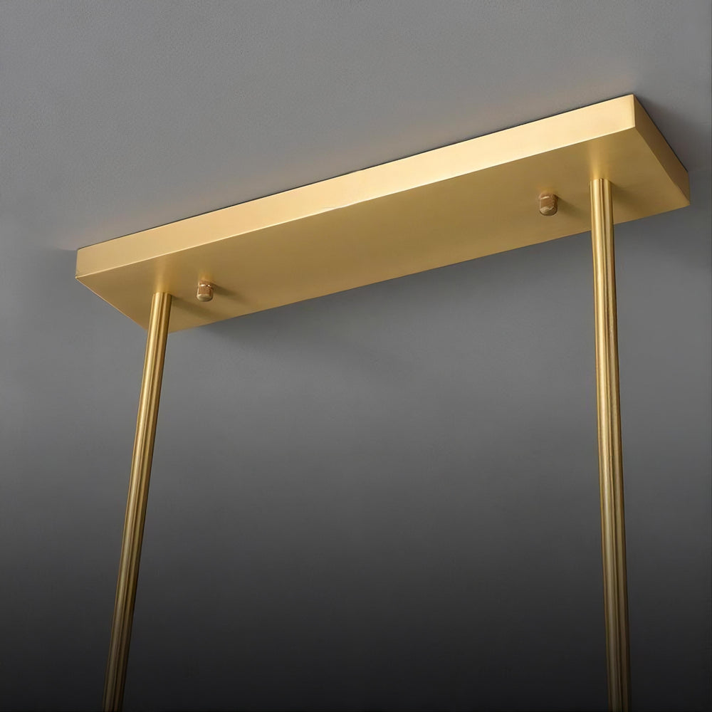 LUCIA Linear Chandelier by Lampadom - angle view