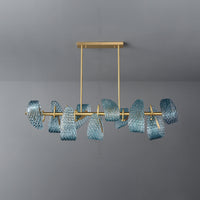 LUCIA Linear Chandelier by Lampadom - side view
