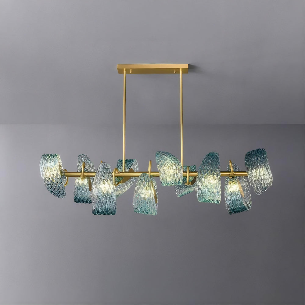LUCIA Linear Chandelier by Lampadom - ambient shot