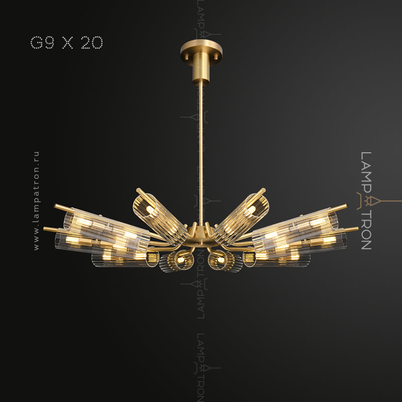 LUCINA Chandelier by Lampadom - detail view