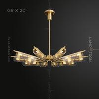 LUCINA Chandelier by Lampadom - detail view