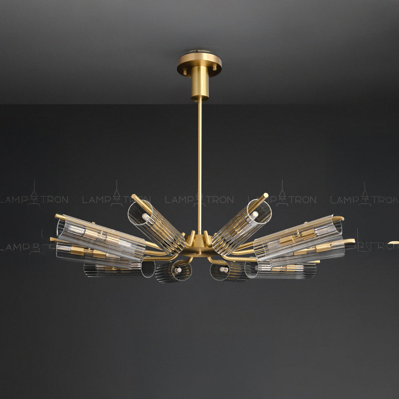 LUCINA Chandelier by Lampadom - close-up