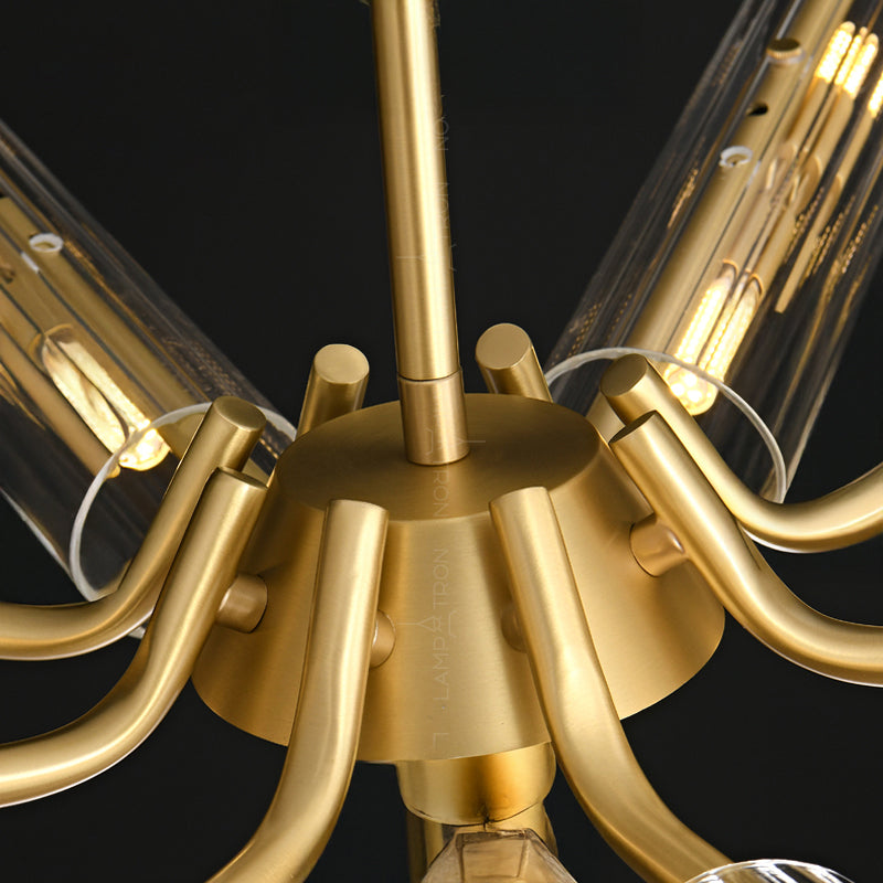 LUCINA Chandelier by Lampadom - top view