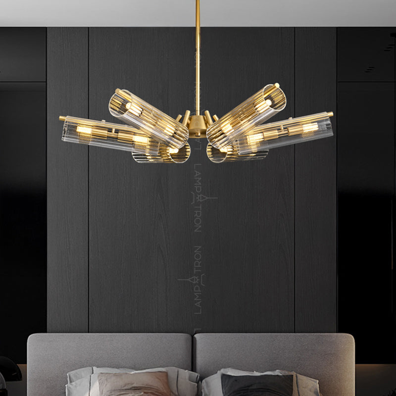 LUCINA Chandelier by Lampadom - scale reference