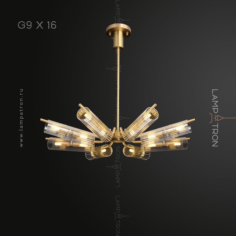 LUCINA Chandelier by Lampadom - close-up
