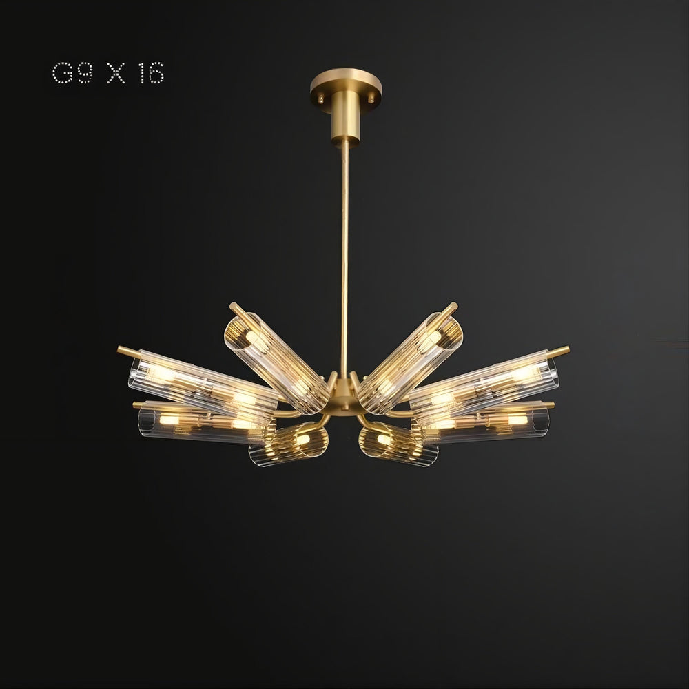 LUCINA Chandelier by Lampadom - top view