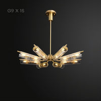 LUCINA Chandelier by Lampadom - top view