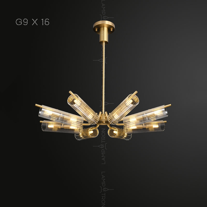 LUCINA Chandelier by Lampadom - close-up