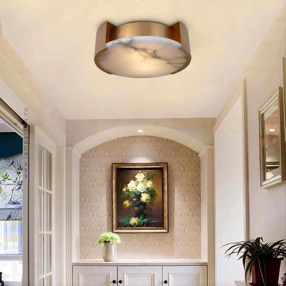 LUCKY Ceiling Chandelier by Lampadom - side view