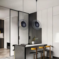 MAGDALENA BLACK Pendant by Lampadom - scale reference